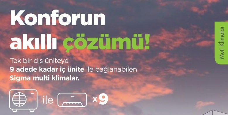 iklimsa sigma multi klimalar